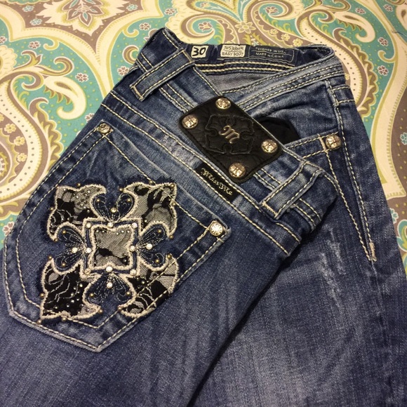 Miss Me, size 30, inseam 31, easy boot cut jeans