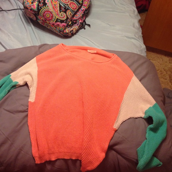 Color block sweater