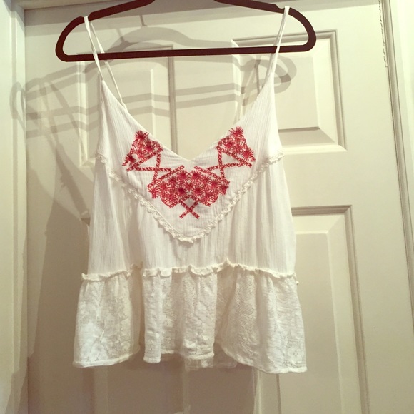 White tank top