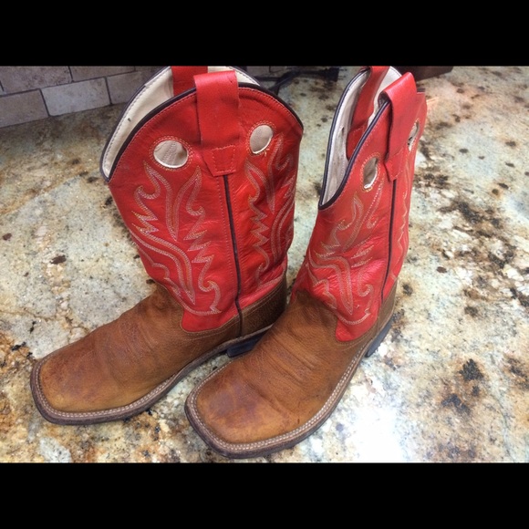 cowboy boots kids size 4 youth