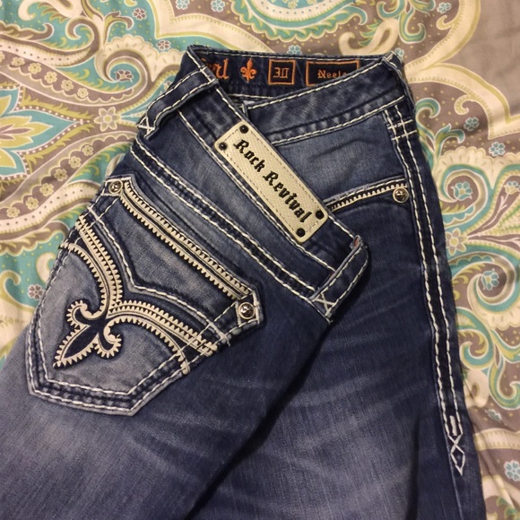 Rock Revival, size 30, inseam 33, boot cut jeans
