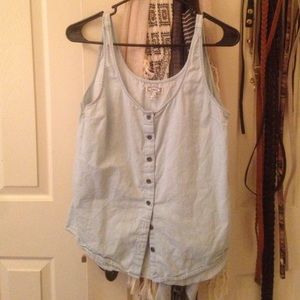 Denim tank top