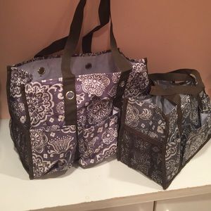 2 piece set matching utility tote (31)
