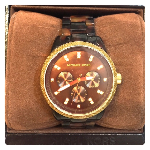 Michael Kors Tortuous shell watch