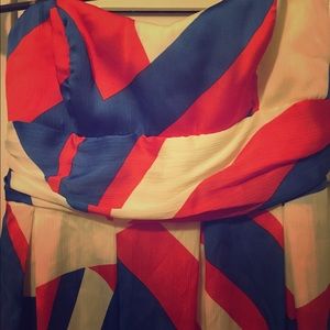 Red, white, and blue dress