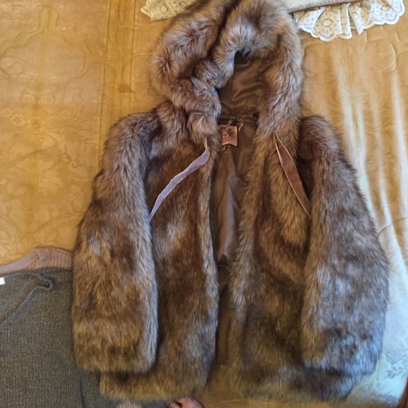 Juicy couture fur jacket