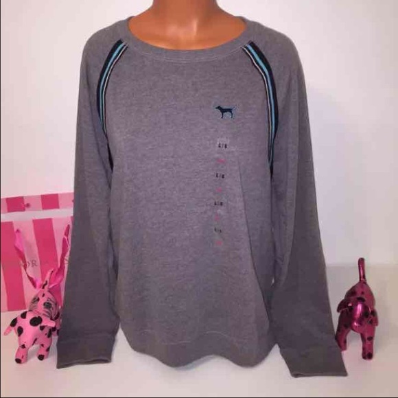 PINK Victoria's Secret Tops - NEW PINK VS CREW SWEATSHIRT