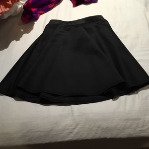 Black skater skirt