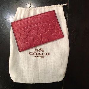 Coach card case