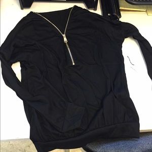 Beautiful black long sleeve blouse