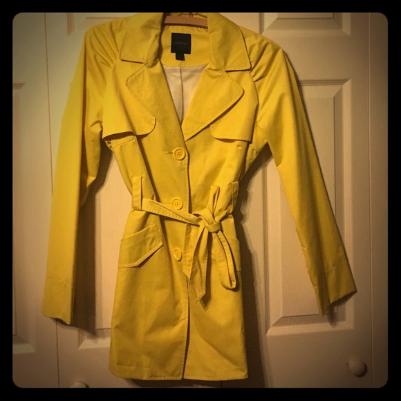 Yellow Express Trench Coat