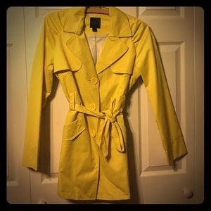 Yellow Express Trench Coat