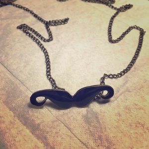 Mustache necklace