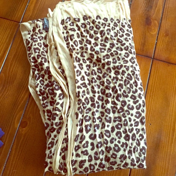 Stella & Dot leopard scarf