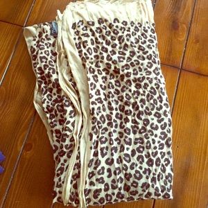 Stella & Dot leopard scarf