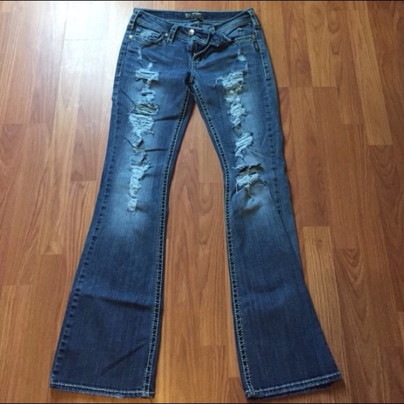 Silver Jeans Destroyed