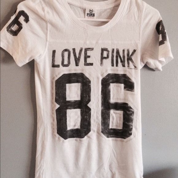 pink Victoria's Secret tshirt