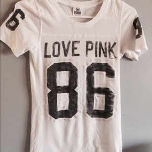 pink Victoria's Secret tshirt