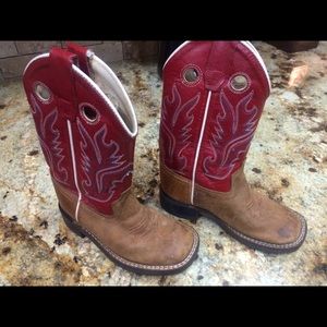 Cowboy boots 9 1/2 kids boys