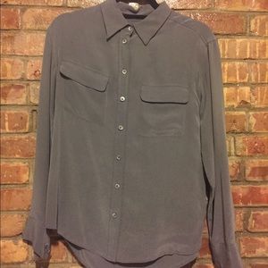 Equipment Slim Signature Blouse