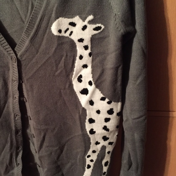 Gray Giraffe cardigan