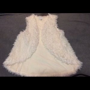 Faux fur vest--BRAND NEW