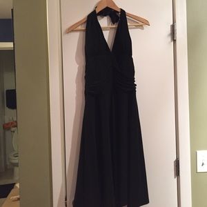 Little black halter dress!