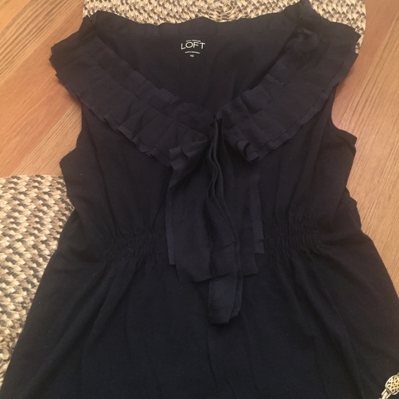 Anne Taylor Loft Ruffle Shirt.