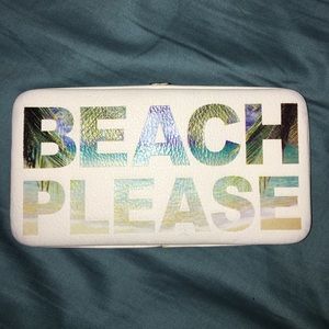 BEACH PLEASE wallet from icing