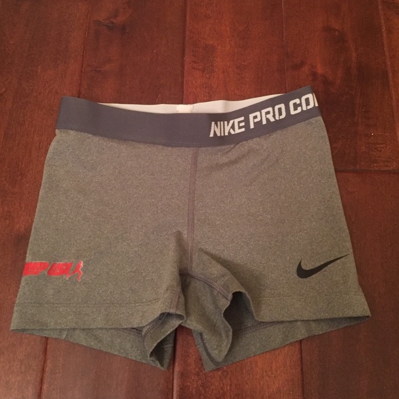 Grey Nike Pro Shorts