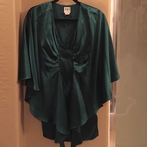Haute hippie cape dress