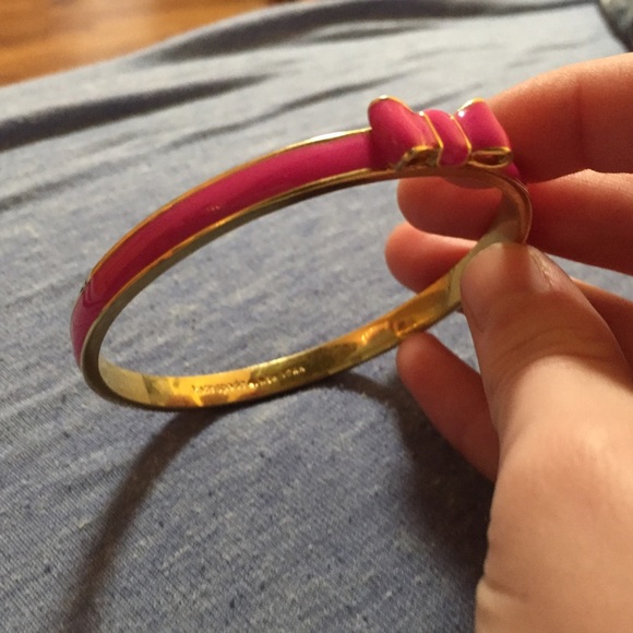 Pink bow Kate spade bracelet