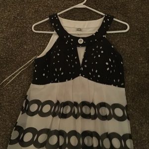 Cute black and white dress