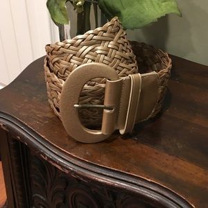 Ralph Lauren Gold Woven Belt