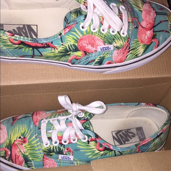 Flamingo Printed Vans (mens)