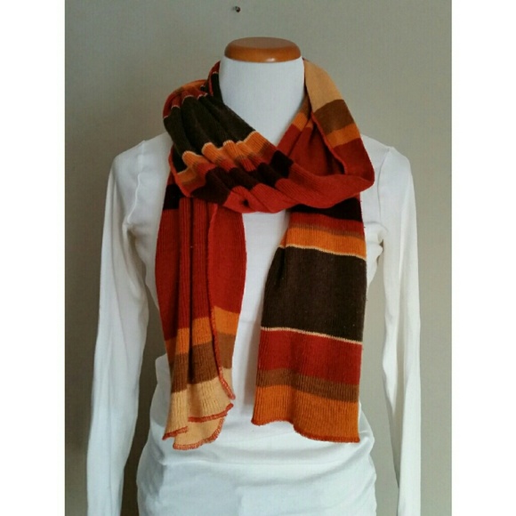 Earth Tone Scarf & Gloves