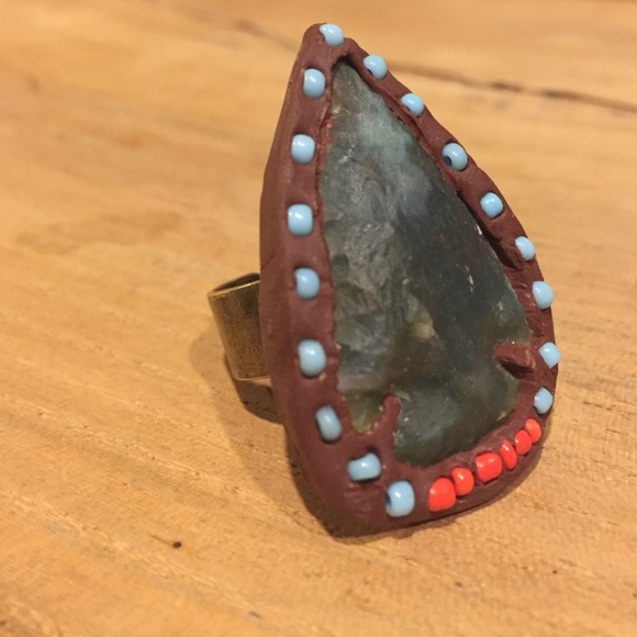 Handmade arrowhead ring