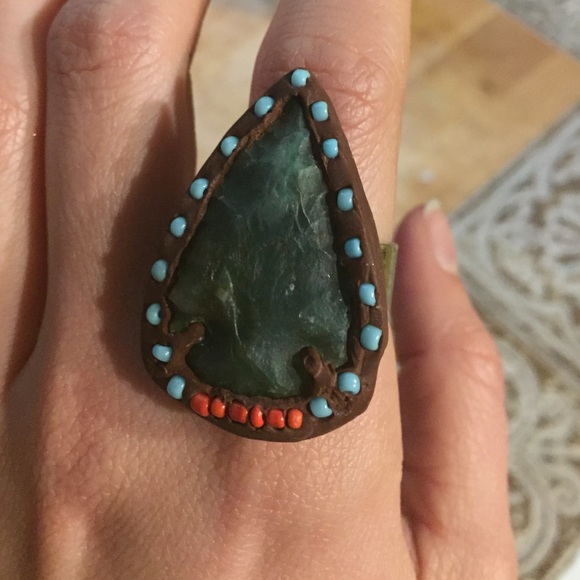 Handmade arrowhead ring - Picture 2 of 3
