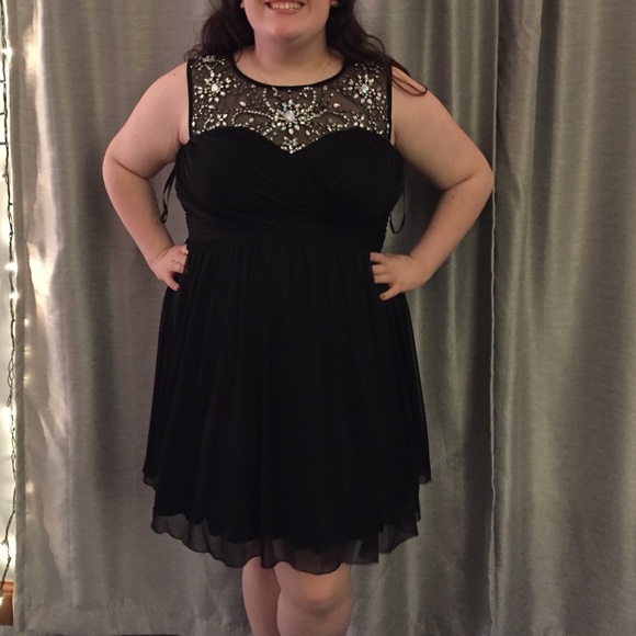 High-Neck Homecoming Dress