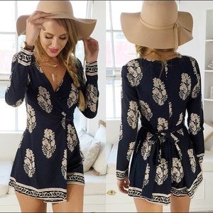 Lavish Navy Playsuit