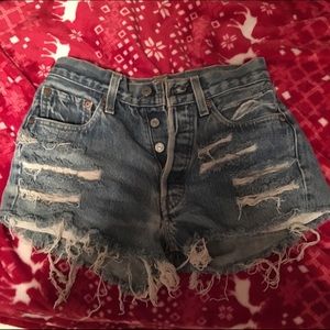 High waisted shorts