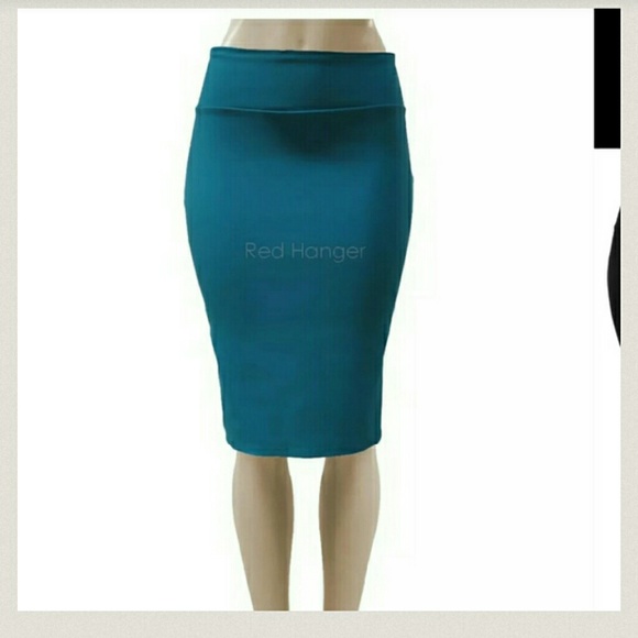 NWT Teal Pencil Skirt