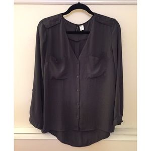 Gray H&M Top