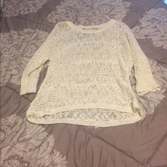 Cream colored sweater