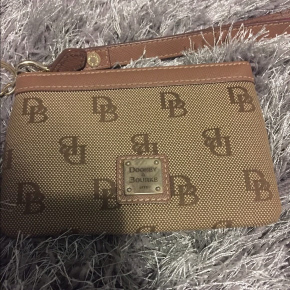 Authentic Dooney & Bourke wristlet