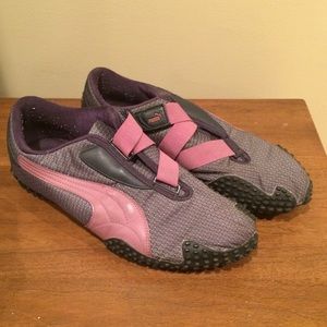 Puma Gray and Mauve Sneakers