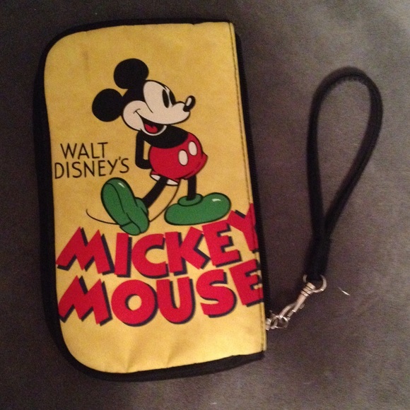 None Handbags - Mickey Mouse wristlet