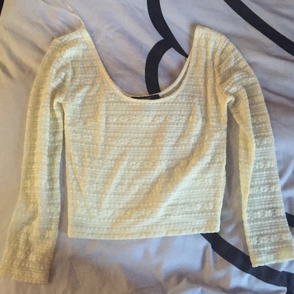 Yellow crop top