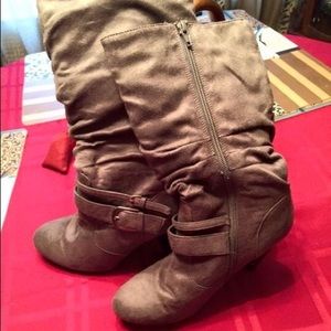 Suede Boots