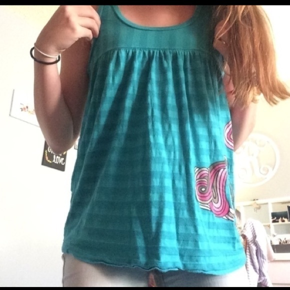 Roxy logo tank top
